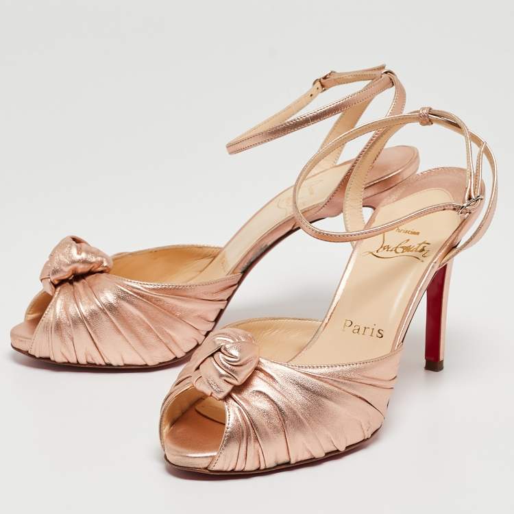 Christian louboutin with ankle on sale strap