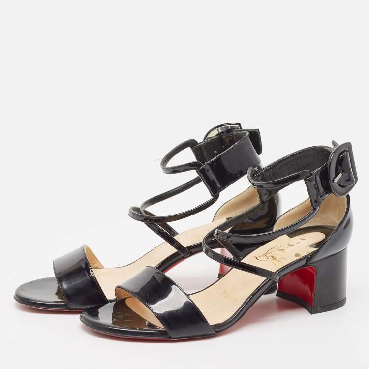 Louboutin sale heel sandals