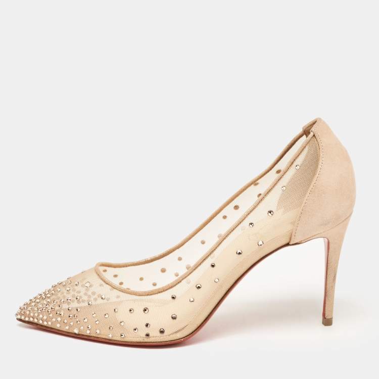 Christian louboutin 2024 follies strass pumps