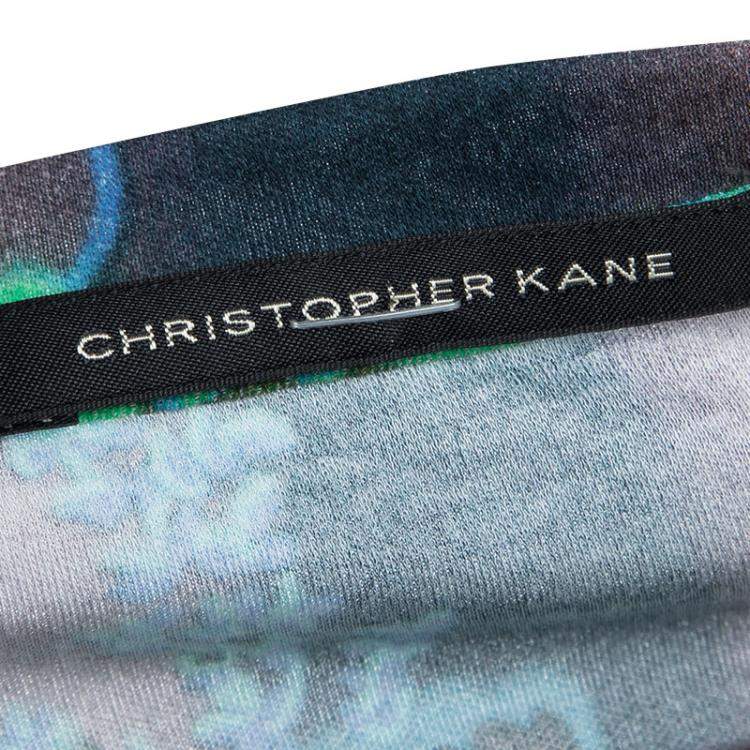 Pre Owned Christopher Kane Multicolor Floral Printed T-Shirt S