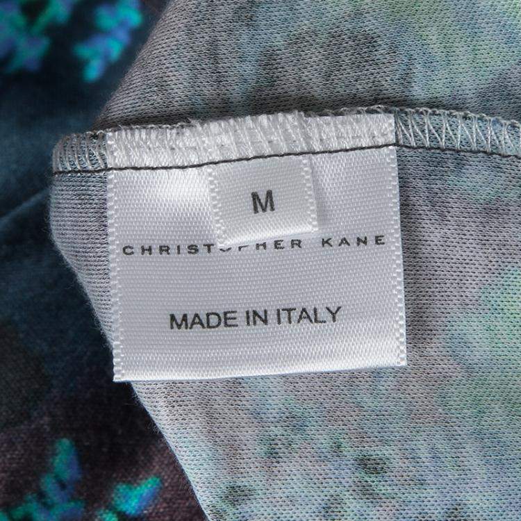 Pre Owned Christopher Kane Multicolor Floral Printed T-Shirt S