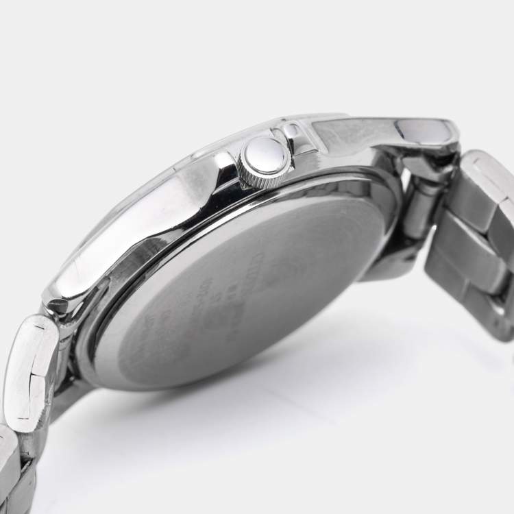 Pre Owned Citizen Blue Stainless Steel 1021-S012131 HST Women's Wristwatch 26 mm