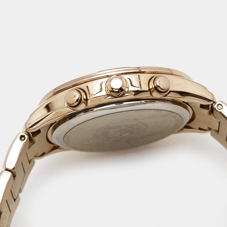 Pre Owned Citizen Mother of Pearl Gold Plated Stainless Steel Regent FB1223-55D Women's Wristwatch 35 mm