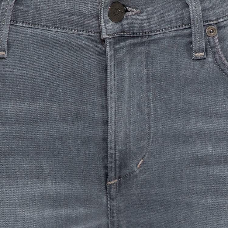 Pre Owned بنطلون جينز سيتيزنز أوف هيومانيتي روكت دنيم رصاصي وسط مرتفع سكيني مقاس متوسط - ميديوم