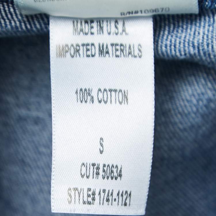 Pre Owned CITIZENS OF HUMANITY Blue Denim Marta Jumpsuit S