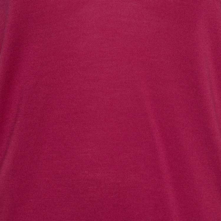 Pre Owned Class by Roberto Cavalli Pink Wool V-Neck Sweater M 