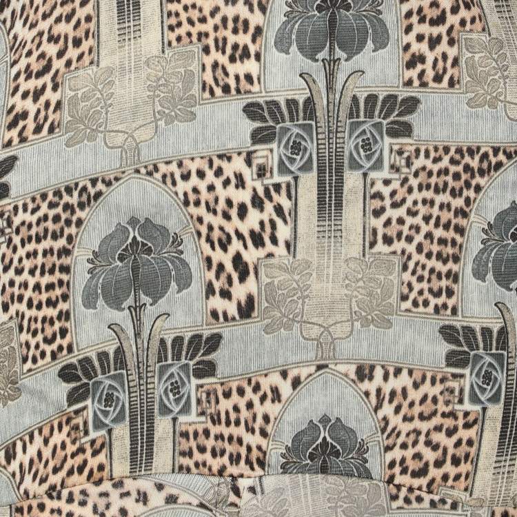 Pre Owned Class by Roberto Cavalli Multicolor Printed Jersery Dress M