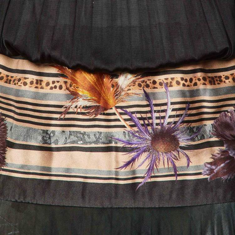 Pre Owned Class by Roberto Cavalli Black Jersey Halter Neck Maxi Dress S