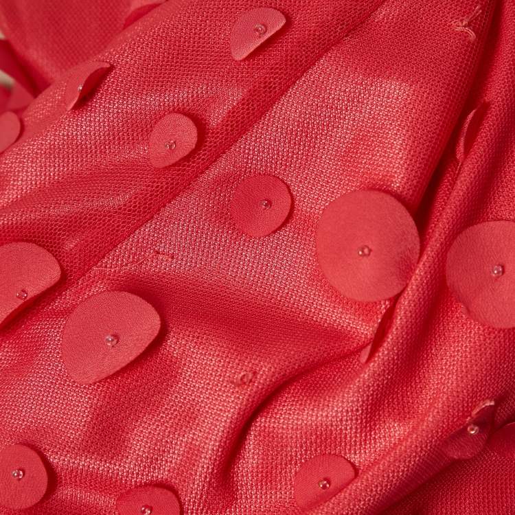 Pre Owned Class by Roberto Cavalli Pink Embellished Sleeveless Short Dress M