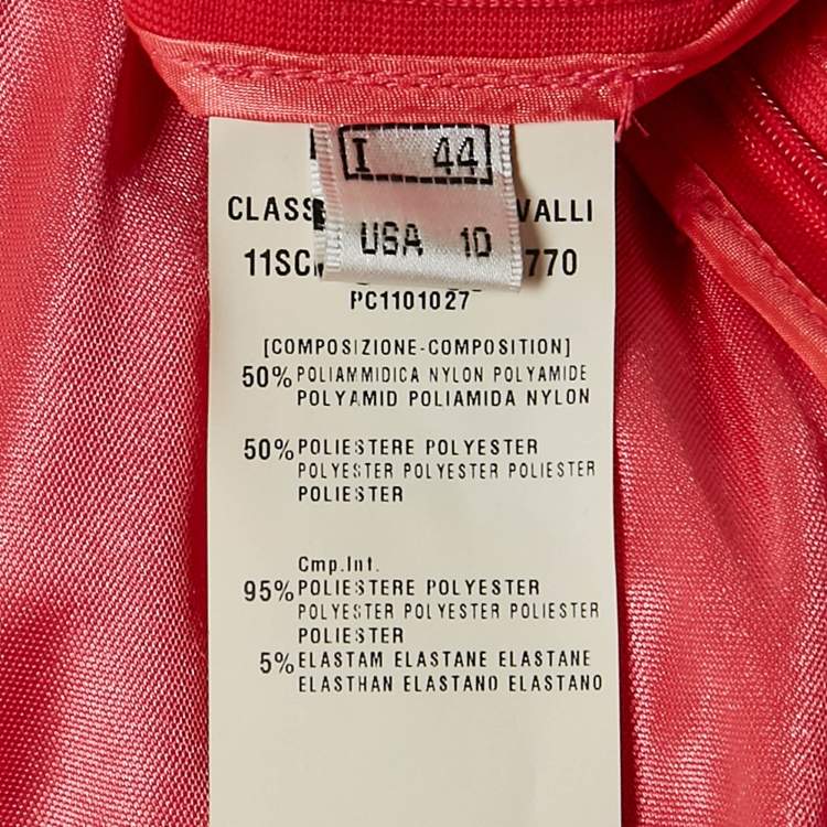Pre Owned Class by Roberto Cavalli Pink Embellished Sleeveless Short Dress M