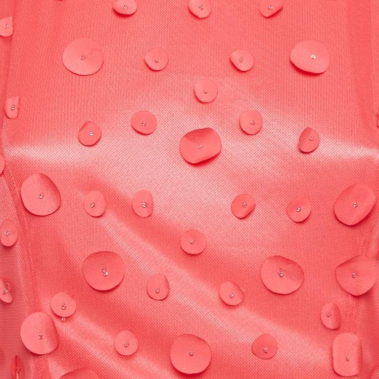 Pre Owned Class by Roberto Cavalli Pink Embellished Sleeveless Short Dress M