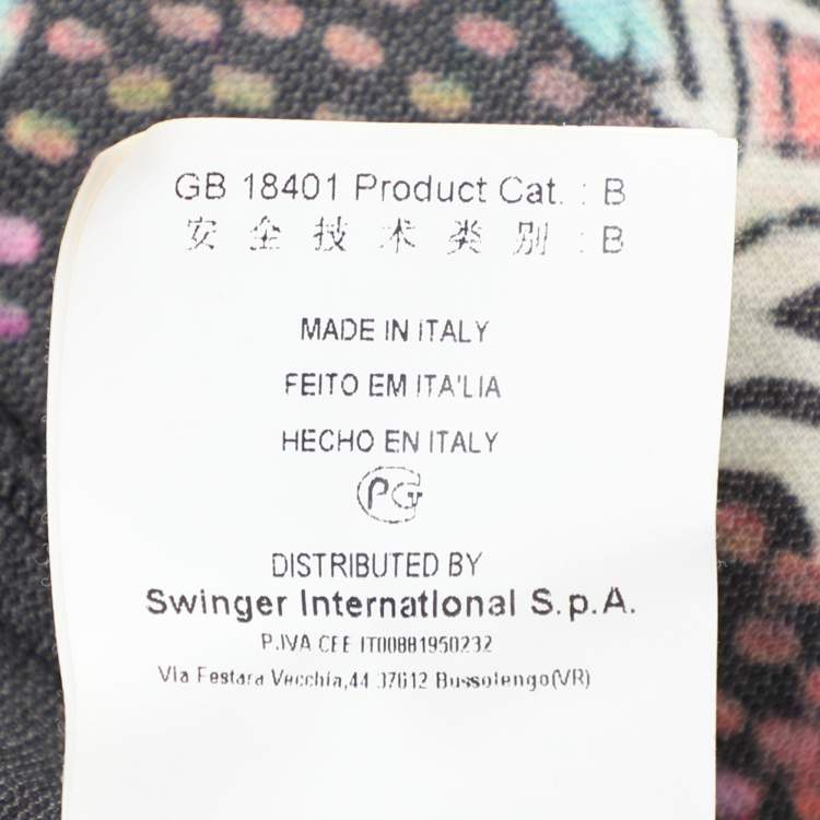 Pre Owned Class by Roberto Cavalli Multicolor Viscose Maxi Dress XL