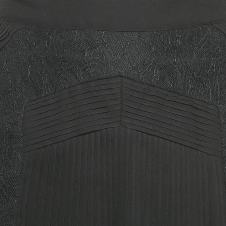 Pre Owned Class by Roberto Cavalli Blue Pleated Short Dress M