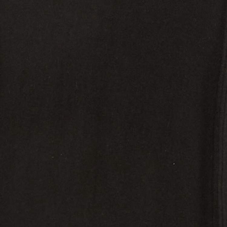 Pre Owned Class by Roberto Cavalli Black Wool Blend Embellished Detail Top L