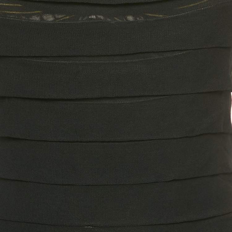 Pre Owned Class by Roberto Cavalli Printed Detail Jersey Short Dress S 