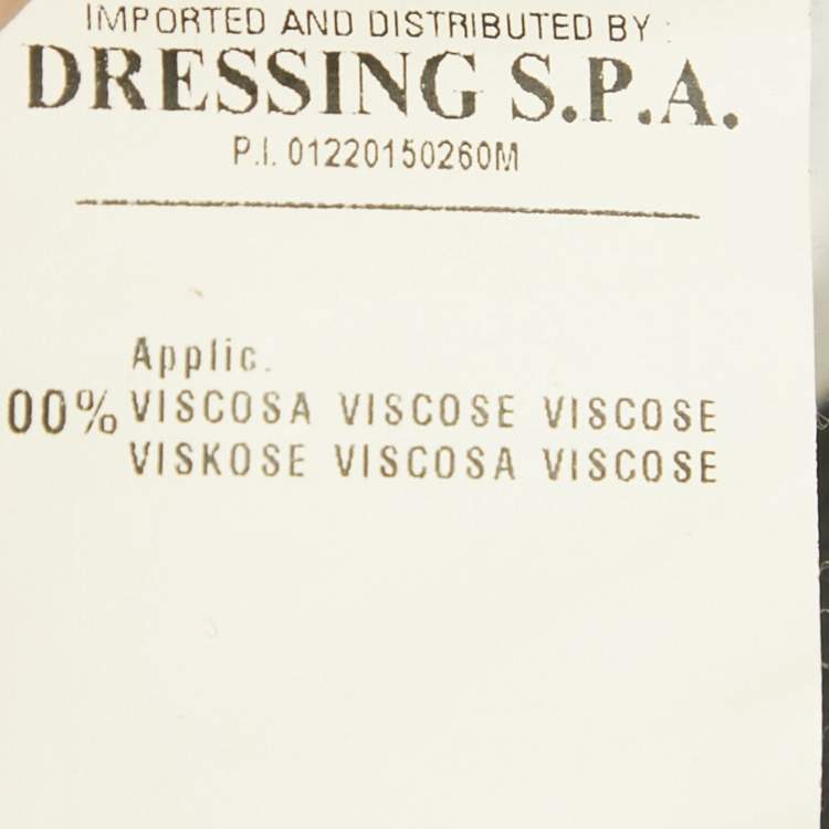 Pre Owned Class by Roberto Cavalli Black Snake Print Jersey One Shoulder Maxi Dress L