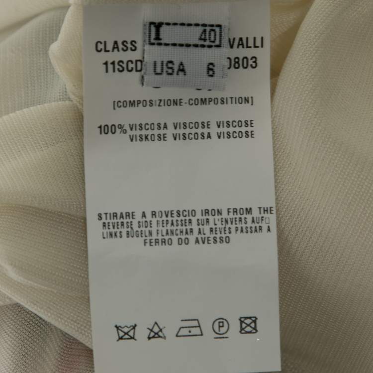 Pre Owned Class by Roberto Cavalli Multicolor Floral Printed Satin Dresses S