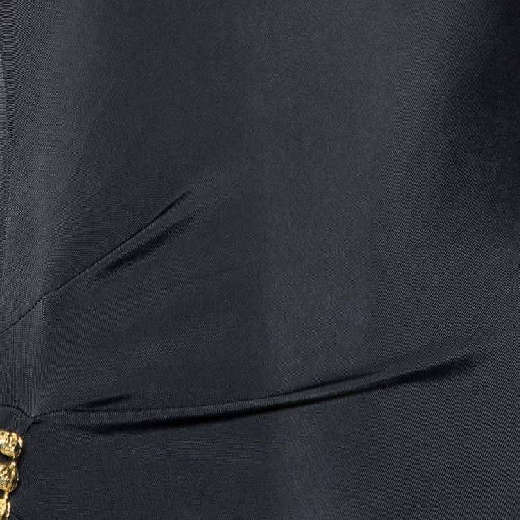 Pre Owned Class by Roberto Cavalli Black Jersey Maxi Dress S