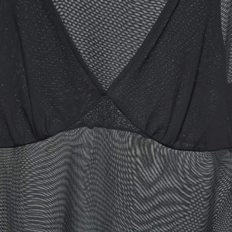 مملوكة مسبقًا Class by Roberto Cavalli Black Jersey V-Neck Camisole S