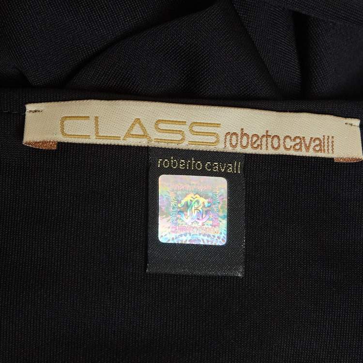 مملوكة مسبقًا Class by Roberto Cavalli Black Jersey V-Neck Camisole S