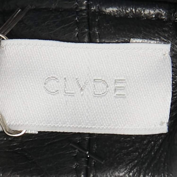 Pre Owned Clyde World Black Leather Beret S