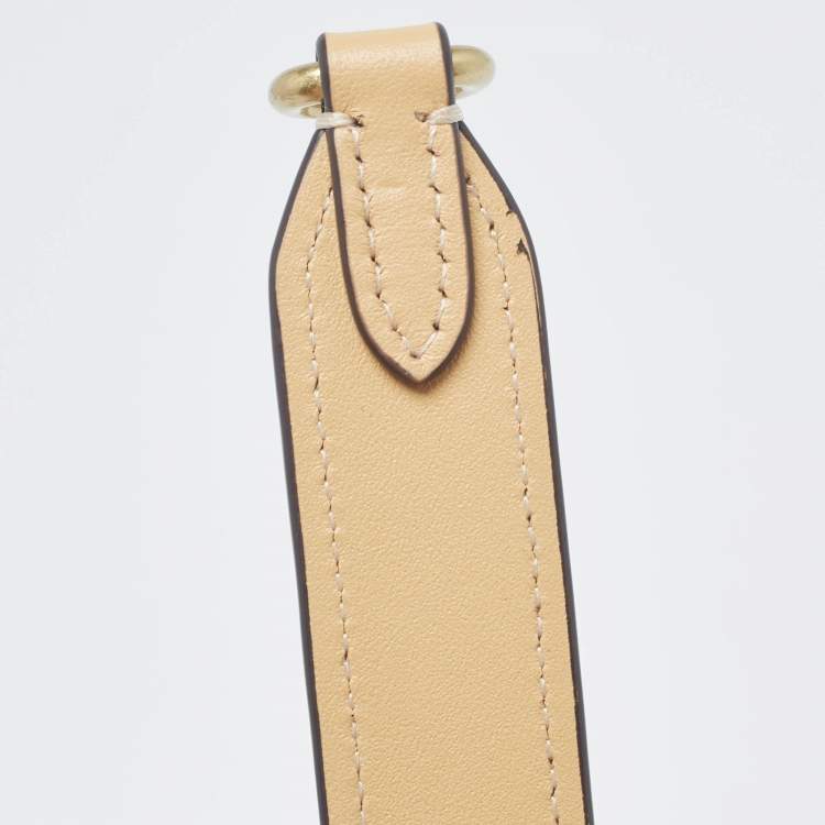 Pre Owned Coach Tan Leather Rogue Top Handle Bag