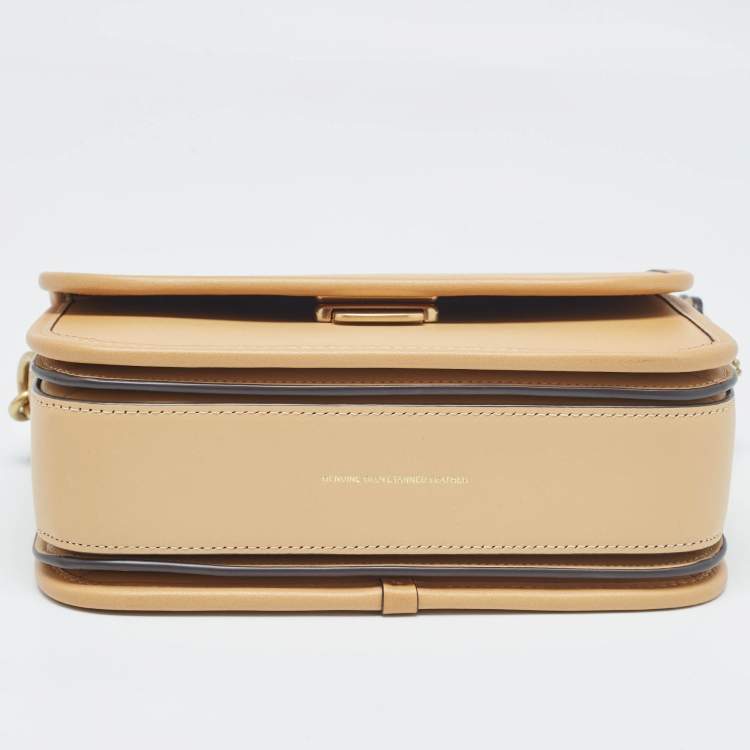 Pre Owned Coach Tan Leather Rogue Top Handle Bag
