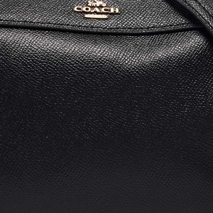 Pre Owned Coach Black Leather Bennett Crossbody Bag