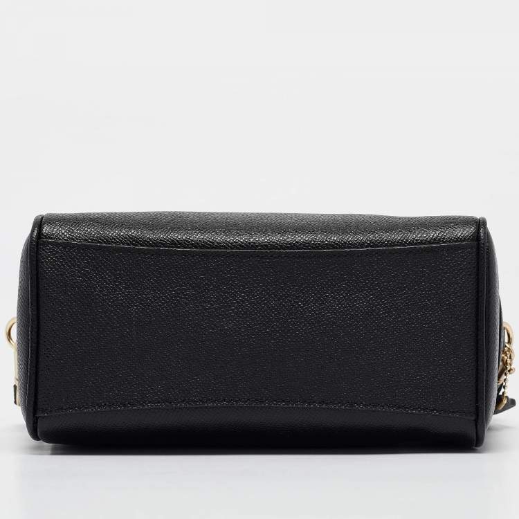 Pre Owned Coach Black Leather Bennett Crossbody Bag