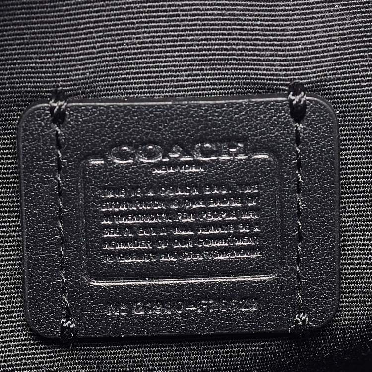 Pre Owned Coach Black Leather Bennett Crossbody Bag