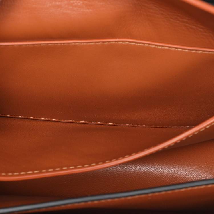 Pre Owned Coach Black Leather Bandit Flap Bag