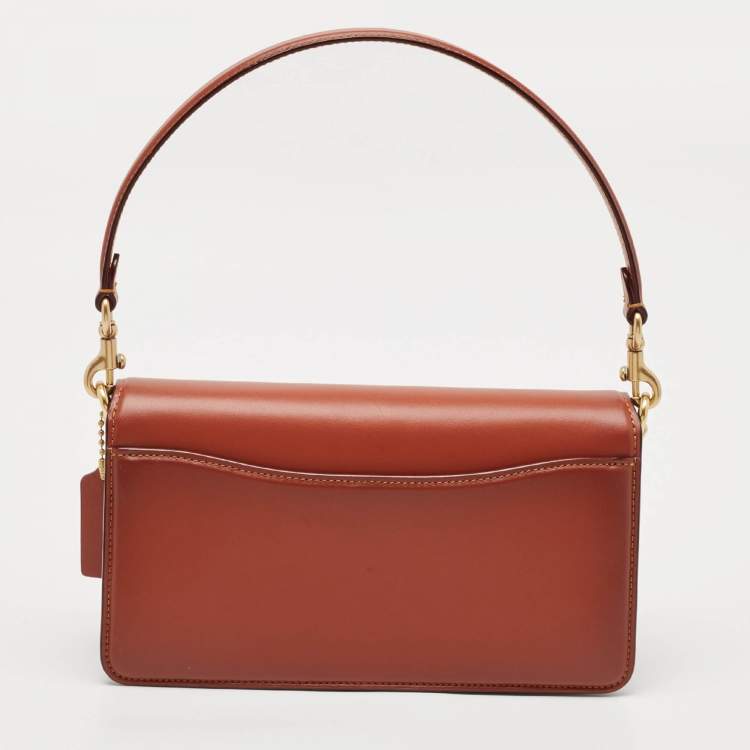 Pre Owned Coach Tan/Beige Signature Coated Canvas and Leather Tabby 26 Shoulder Bag