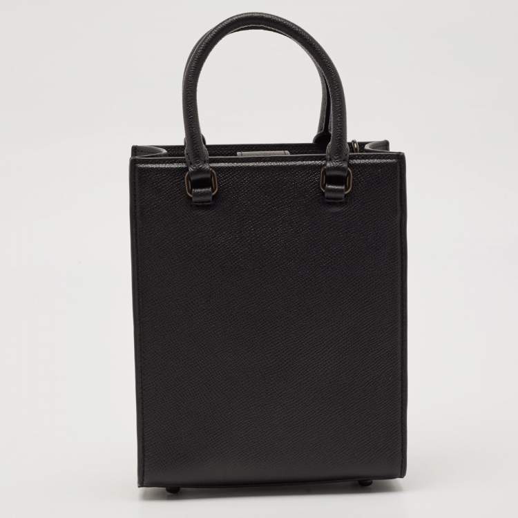 Pre Owned Coach Black Leather 16 Tote