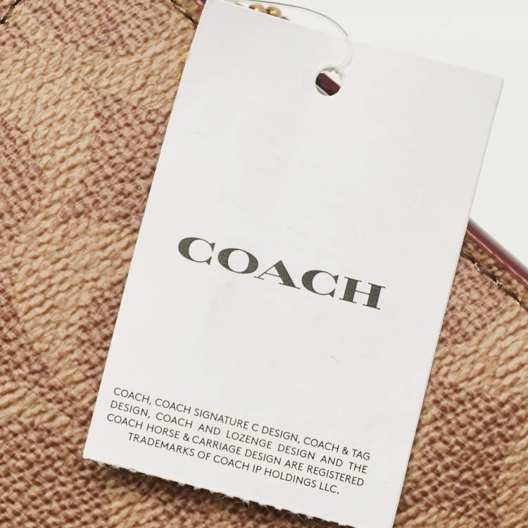 Pre Owned Coach Beige/Brown Signature Coated Canvas and Leather Hayden Crossbody Bag