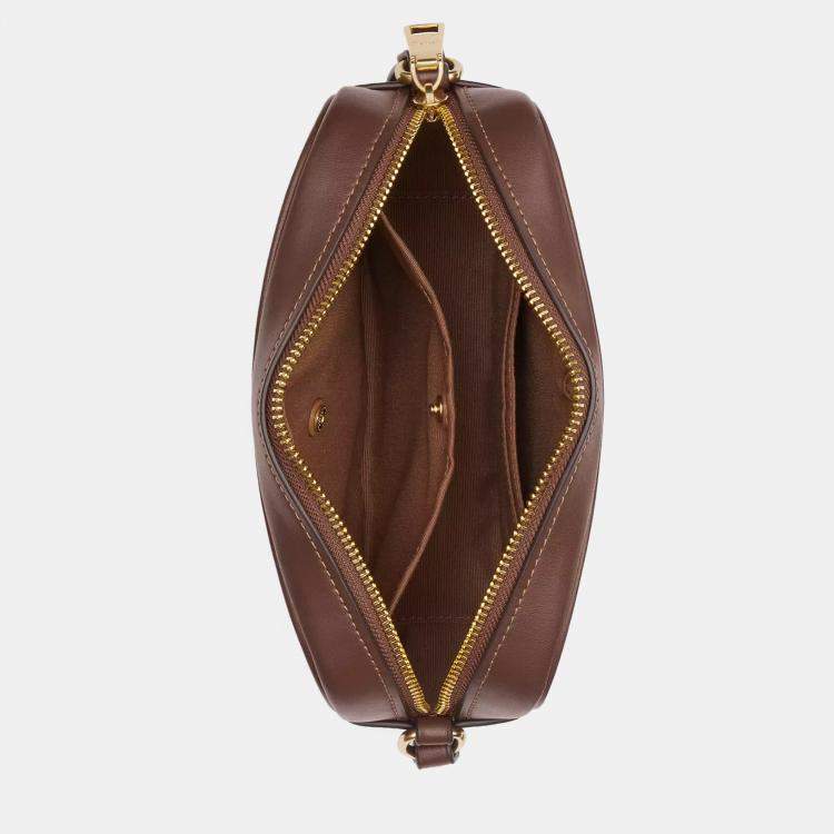 Pre Owned Coach Mini jamie Brown Signature Canvas Camera Bag