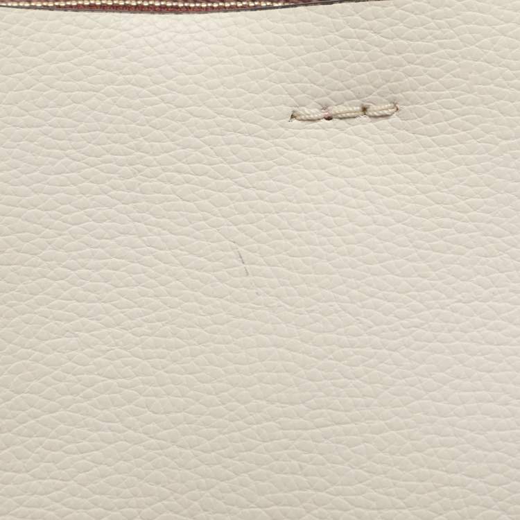 Pre Owned Coach Mollie White Leather Bucket bag