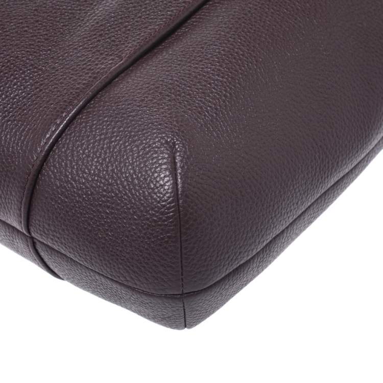 Pre Owned Coach Burgundy Leather Isabel Shoulder Bag