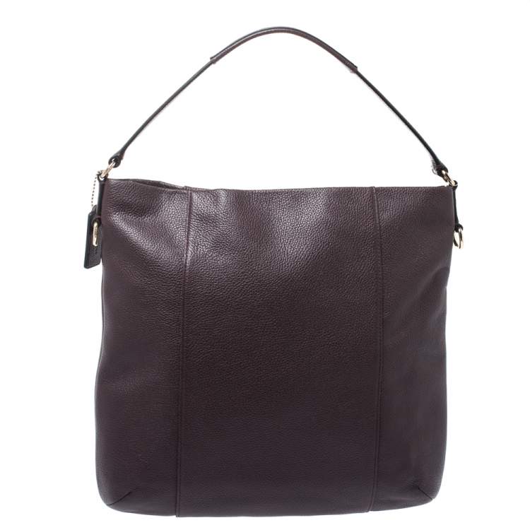 Pre Owned Coach Burgundy Leather Isabel Shoulder Bag