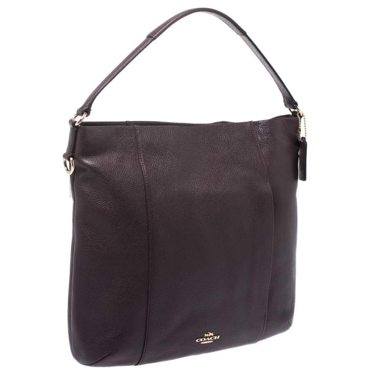 Pre Owned Coach Burgundy Leather Isabel Shoulder Bag