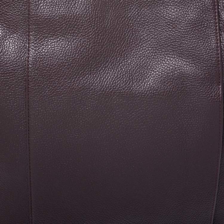 Pre Owned Coach Burgundy Leather Isabel Shoulder Bag