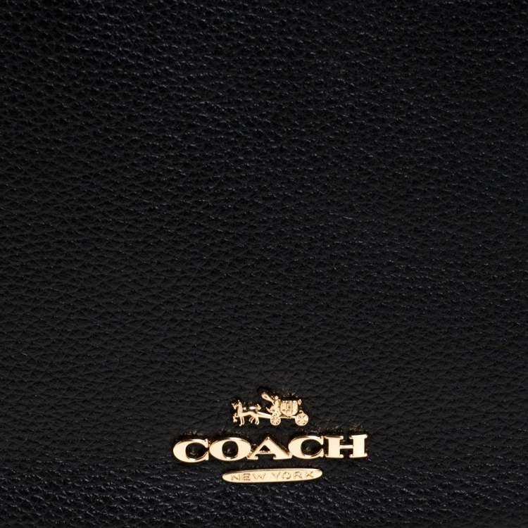 Pre Owned Coach Black Leather  Chelsea 32 Hobo