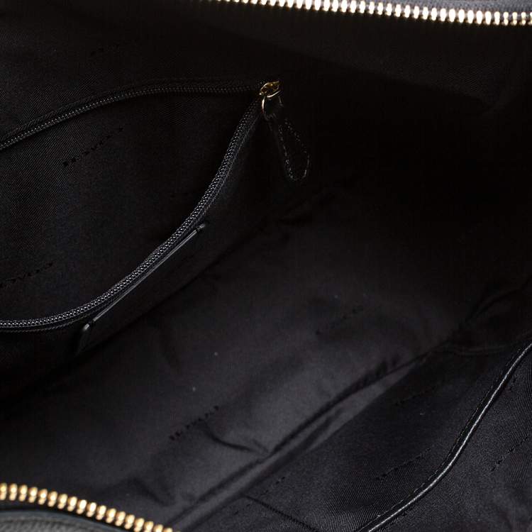 Pre Owned Coach Black Leather  Chelsea 32 Hobo