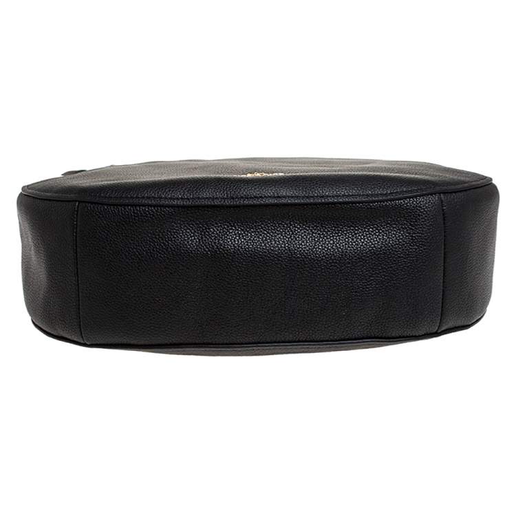Pre Owned Coach Black Leather  Chelsea 32 Hobo