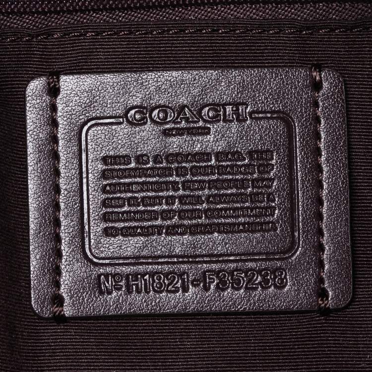 مملوكة مسبقًا Coach Metallic Rose Gold Leather Mini Charlie Backpack  