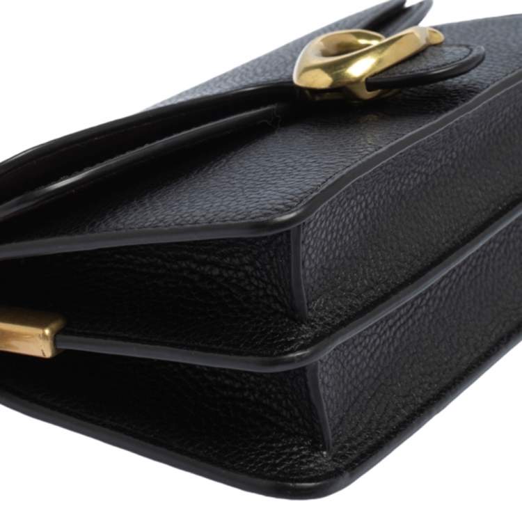 Pre Owned Coach Black Leather Tabby Crossbody Bag
