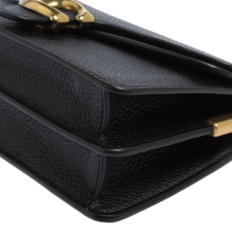 Pre Owned Coach Black Leather Tabby Crossbody Bag