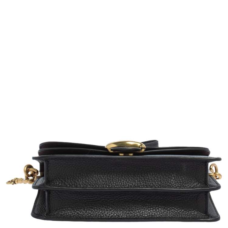 Pre Owned Coach Black Leather Tabby Crossbody Bag