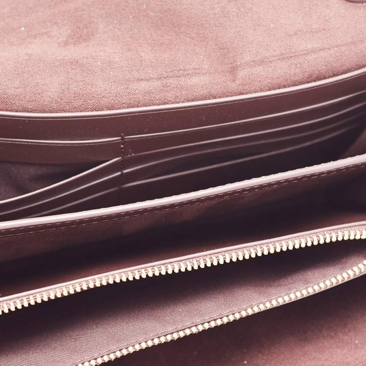 Pre Owned Coach Burgundy Pebbled Leather Tabby 26 Shoulder Bag