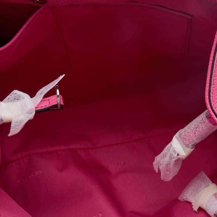 Pre Owned Coach Dahlia Leather Edie Shoulder Bag