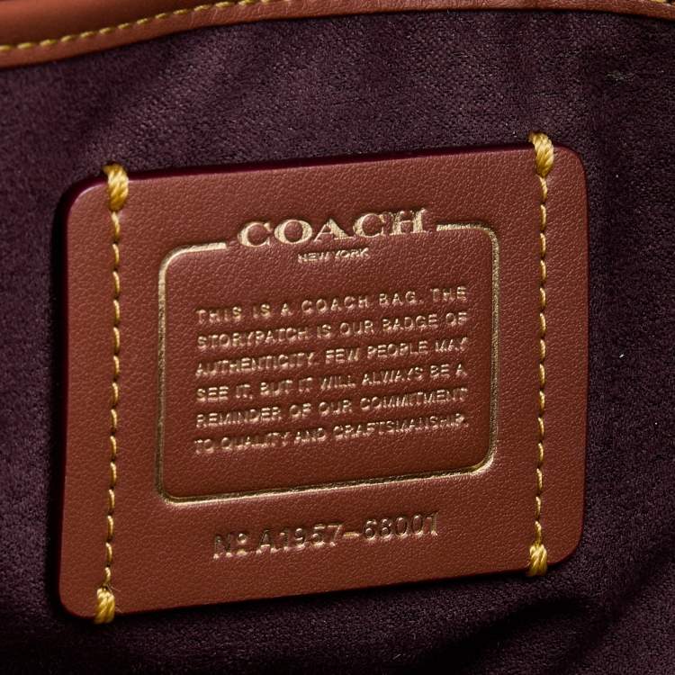 Pre Owned Coach Black Leather Studded Parker Flap Shoulder Bag